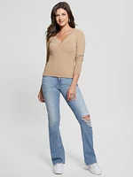 Eco Kyla Rib Henley Tee