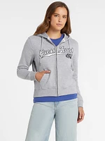 Classic Logo Patch Zip-Up Hoodie