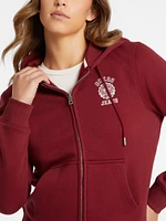 Classic Stamp Logo Zip-Up Hoodie