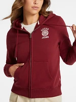 Classic Stamp Logo Zip-Up Hoodie
