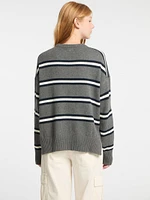 Striped Logo Sweater