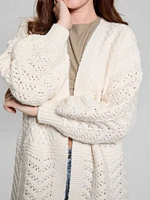 Eco Valeria Mixed Stitch Cardigan