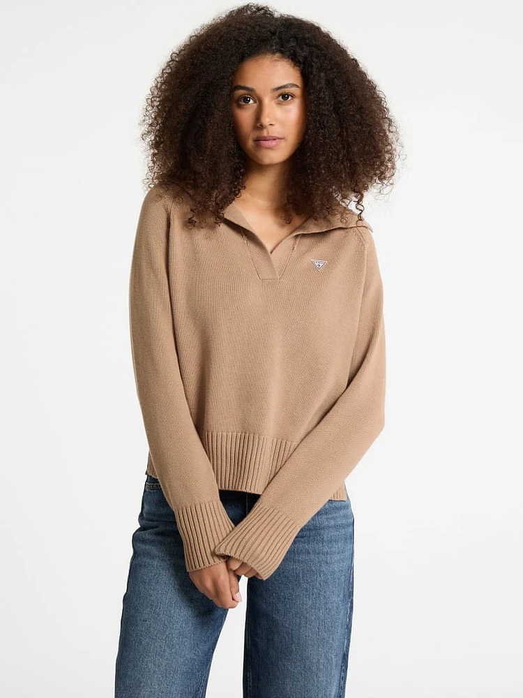 Mini Triangle Polo Sweater