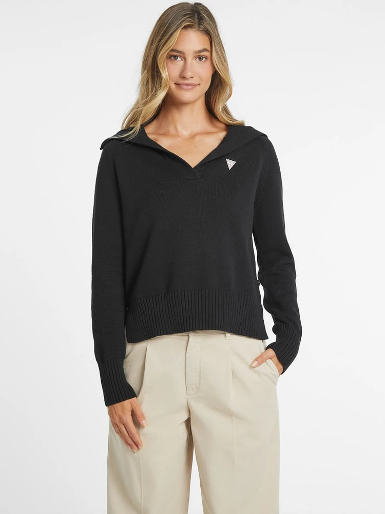 Mini Triangle Polo Sweater