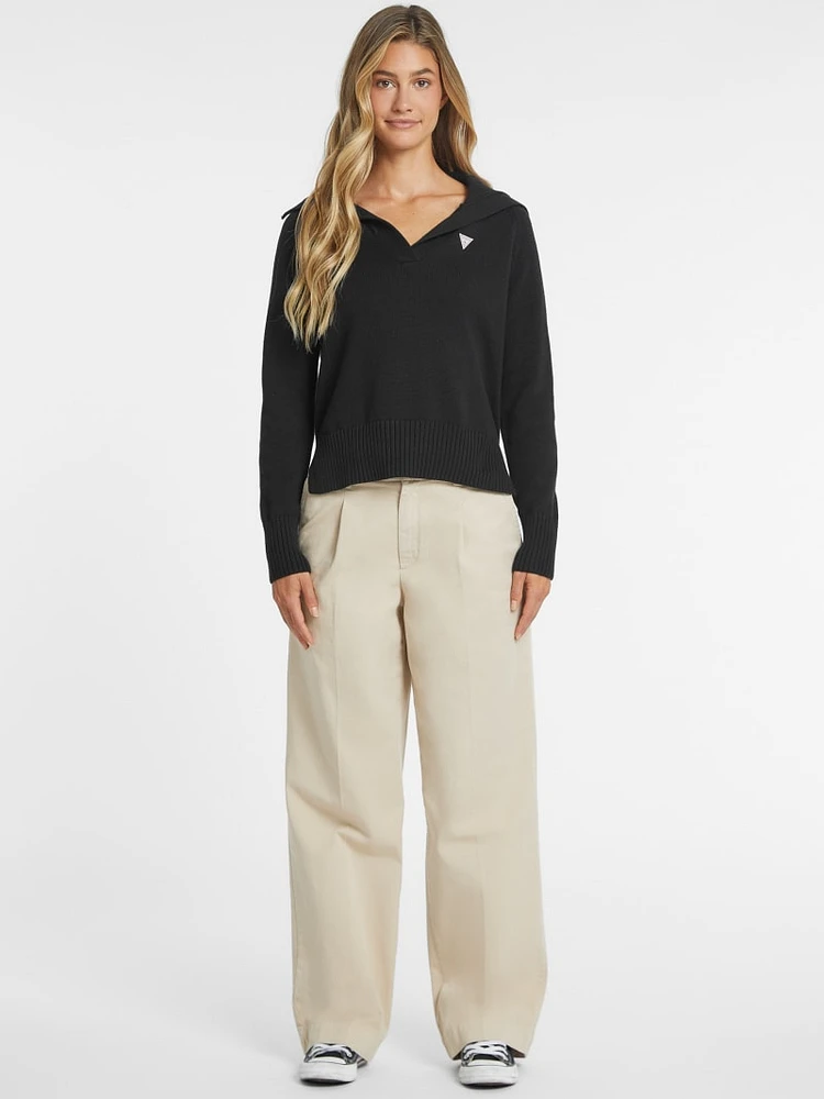 Mini Triangle Polo Sweater