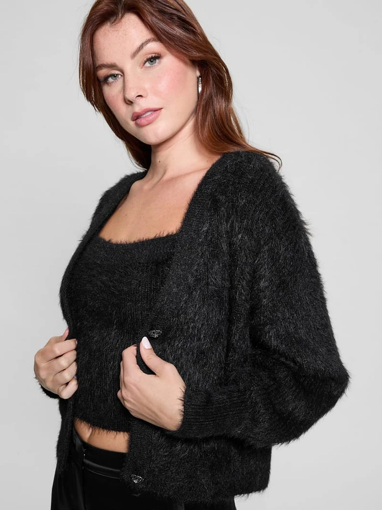 Keyla Fuzzy Cardigan