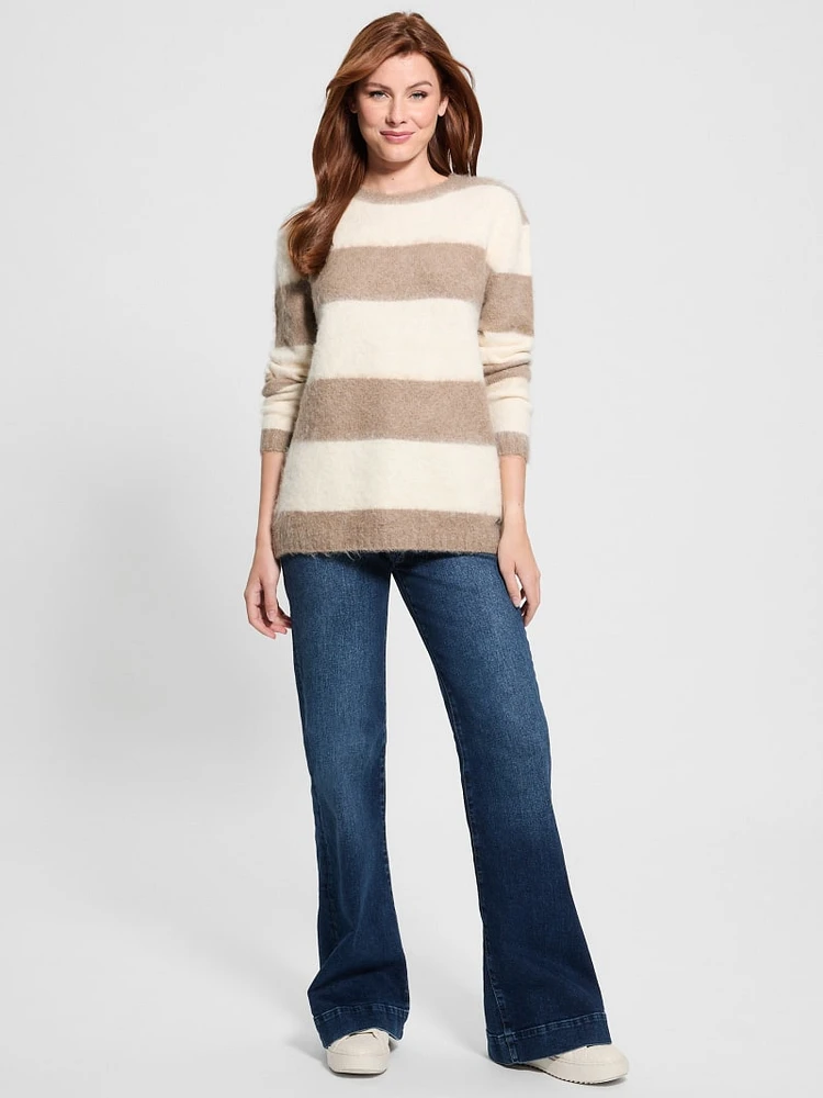Eco Skye Striped Long Sweater