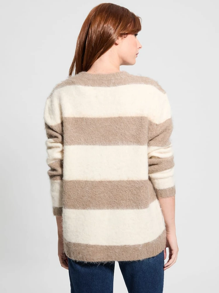 Eco Skye Striped Long Sweater