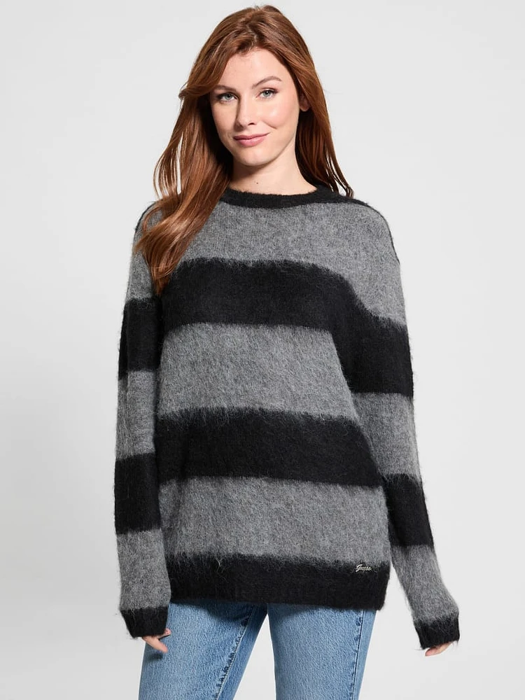 Eco Skye Striped Long Sweater