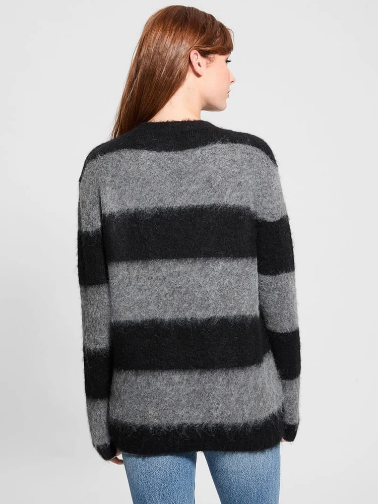 Eco Skye Striped Long Sweater