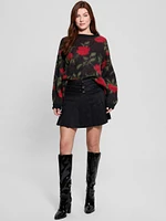 Eco Roses Oversized Sweater