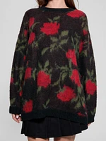 Eco Roses Oversized Sweater