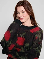 Eco Roses Oversized Sweater