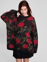 Eco Roses Oversized Sweater