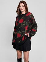 Eco Roses Oversized Sweater