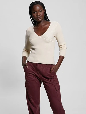 Eco Cirila Ribbed Sweater Top