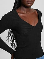 Eco Cirila Ribbed Sweater Top