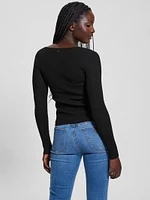 Eco Cirila Ribbed Sweater Top