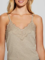 Eco Mena Lace-Trim Sweater Cami