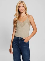 Eco Mena Lace-Trim Sweater Cami