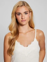 Eco Mena Lace-Trim Sweater Cami