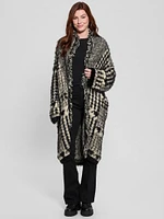 Lee Fringed & Patchwork Long Cardigan