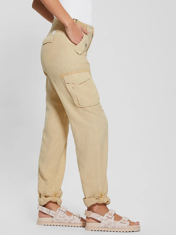 Nessi Linen Cargo Pants