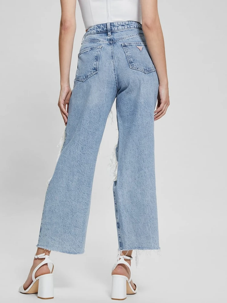 90s Ankle High-Rise Pants