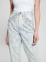 Mom Rhinestone Jeans