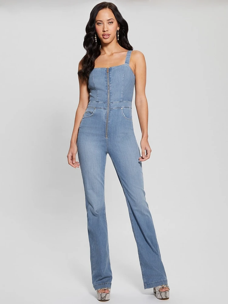 Eco Mariposa Denim Jumpsuit