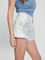 Mom Rhinestone Shorts