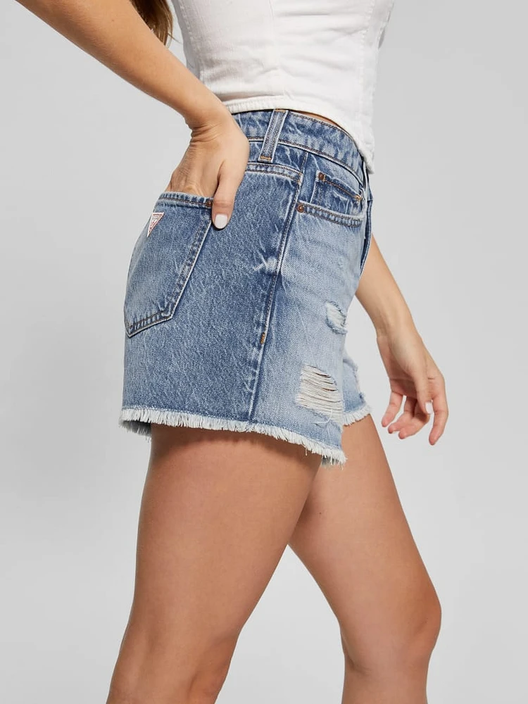 Relaxed Denim Shorts