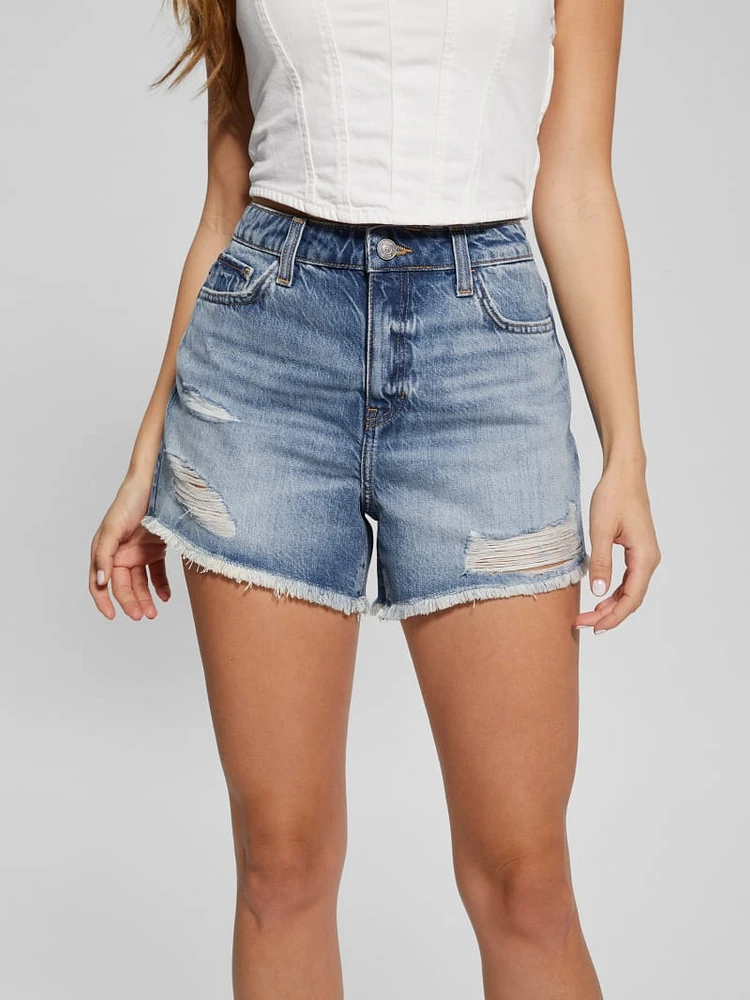 Relaxed Denim Shorts