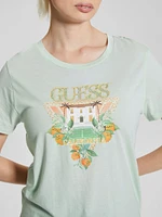 Eco GUESS Mansion Easy Logo Tee