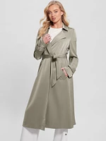 Eco Micole Satin Trench Coat