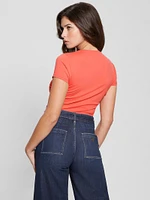 Farah Shirred Top