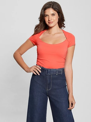 Farah Shirred Top