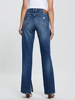 Eco Paulette Flare Split Denim Pants