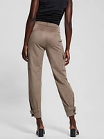 Mariza Faux-Suede Cargo Pants