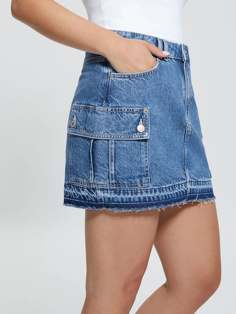 Eco Vivette Denim Mini Skirt