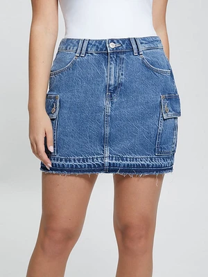 Eco Vivette Denim Mini Skirt