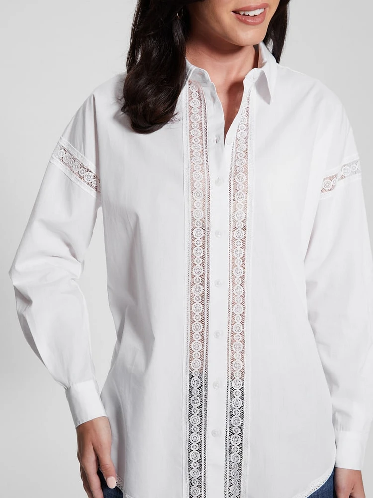 Abigail Lace Trim Shirt