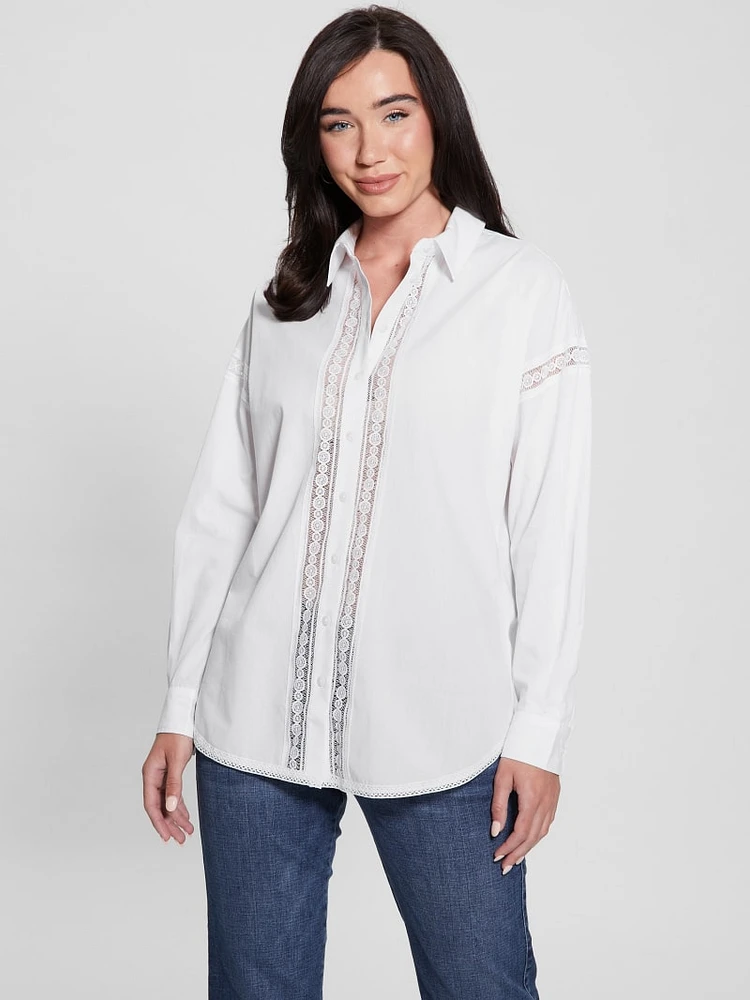 Abigail Lace Trim Shirt