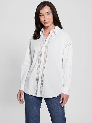 Abigail Lace Trim Shirt