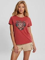 Eco Wild Roses Easy Tee