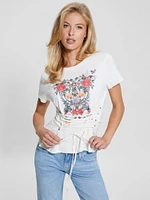 Eco Garden Glow Lace-Up Tee