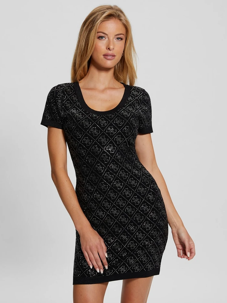 Paige Quattro Rhinestone Dress