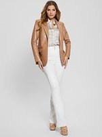 Lia Faux-Leather Blazer