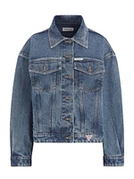 Oversized Denim Trucker Jacket