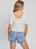 Eco Clara Twisted Yoke Top